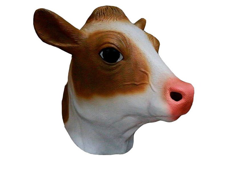 Cow mask latex (brown)