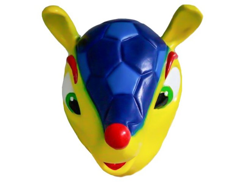 Gordeldier masker (mascotte WK 2014 'Fuleco')