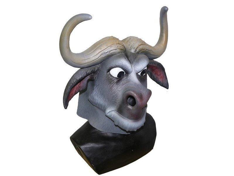 Far gennemse Bloodstained buffalo mask 'Chief Bogo' (Zootopia) - MisterMask.nl