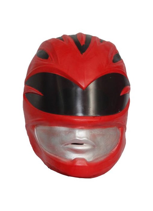 Maschera da Power Ranger (red ranger)
