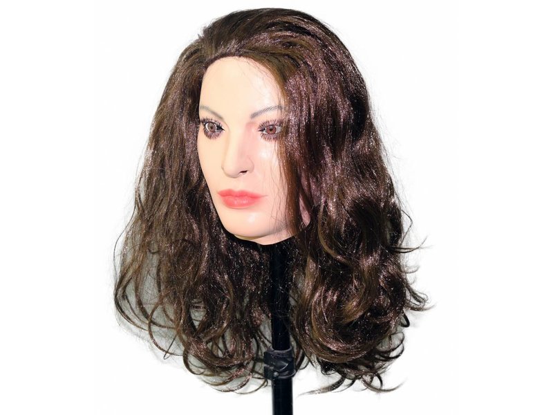 Female mask (brown hair)