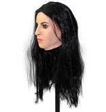 Female mask Monica Bellucci  (black hair)