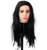 Female mask Monica Bellucci  (black hair)