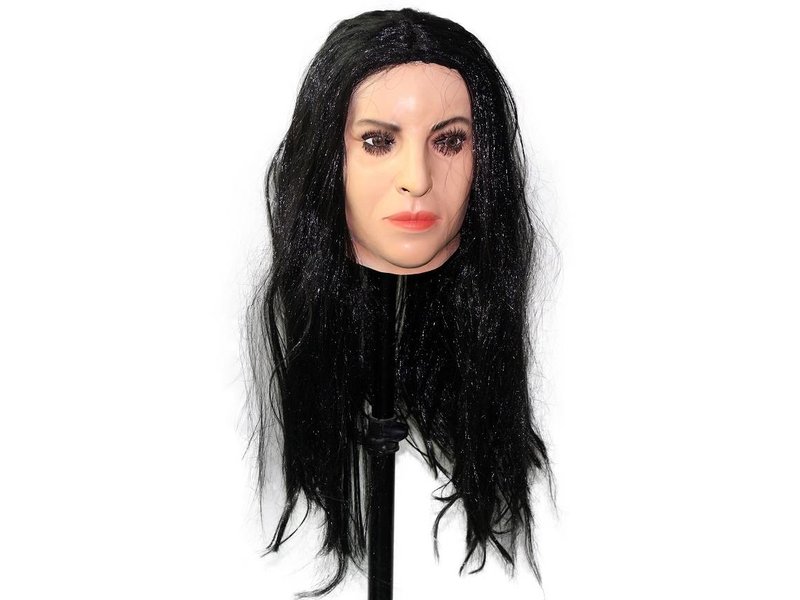 Female mask Monica Bellucci  (black hair)