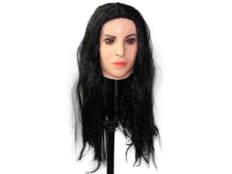 Masque de femme Monica Bellucci  (black hair)
