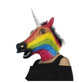 Eenhoorn masker 'Rainbow Unicorn'