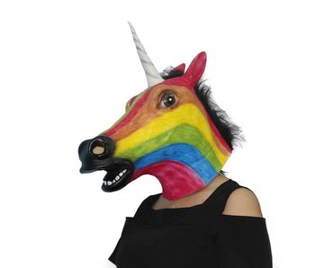 Masque de licorne Arc-en-ciel