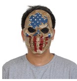 Masque Jason hockey 'drapeau americain'