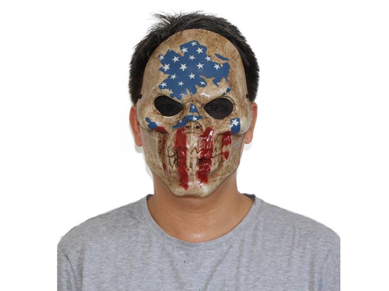 Jason hockey masker 'amerikaanse vlag'