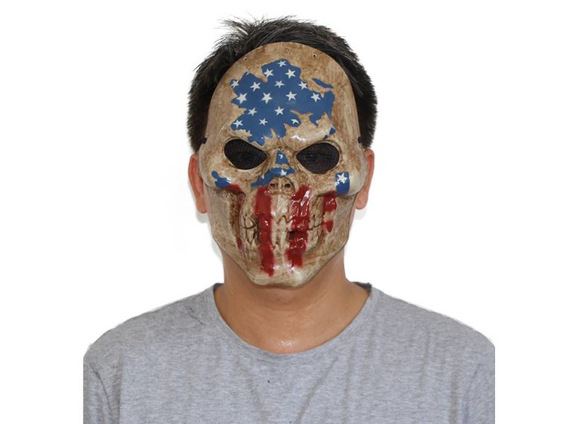 Masque Jason hockey 'drapeau americain'