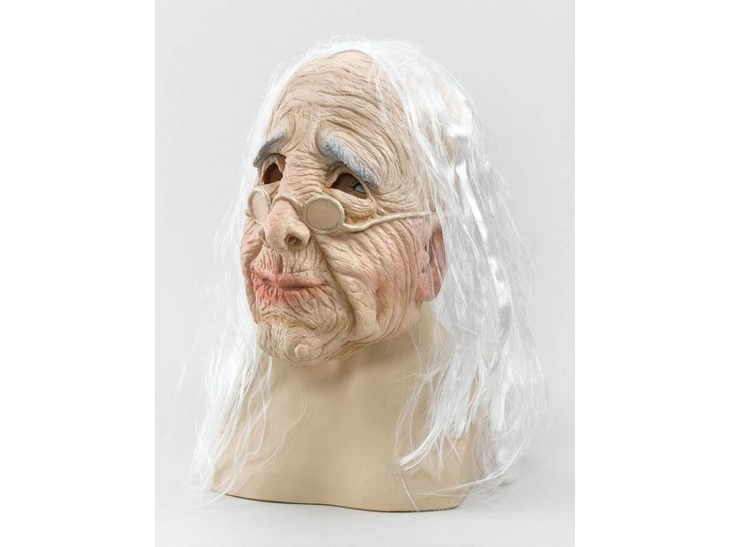 Oude vrouw masker