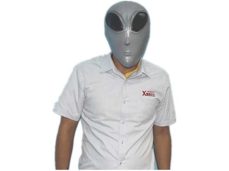 Alien masker (grijs)