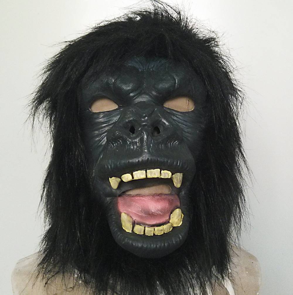 Gorilla mask.