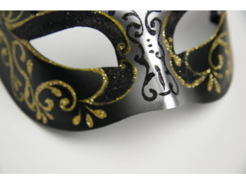 Venetian mask 'Columbina Princessa' (gold/silver)