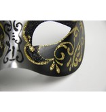 Venetian mask 'Columbina Princessa' (gold/silver)