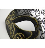 Venetian mask 'Columbina Princessa' (gold/silver)