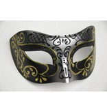 Venetiaans masker 'Columbina Princessa' (goud/zilver)