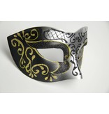 Venetian mask 'Columbina Princessa' (gold/silver)