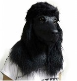 Dog mask Deluxe 'Black Poodle'