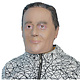 Man masker (grijs haar)
