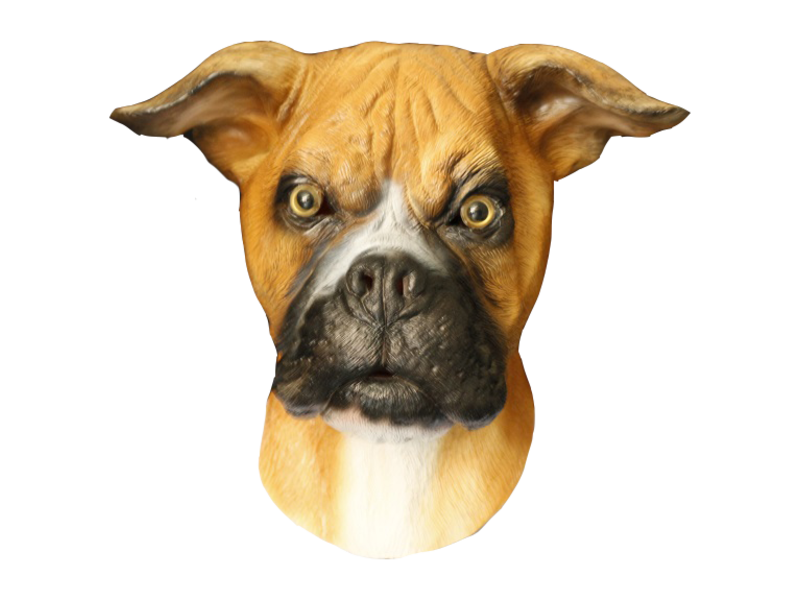 Masque Chien en Latex 'Boxer'