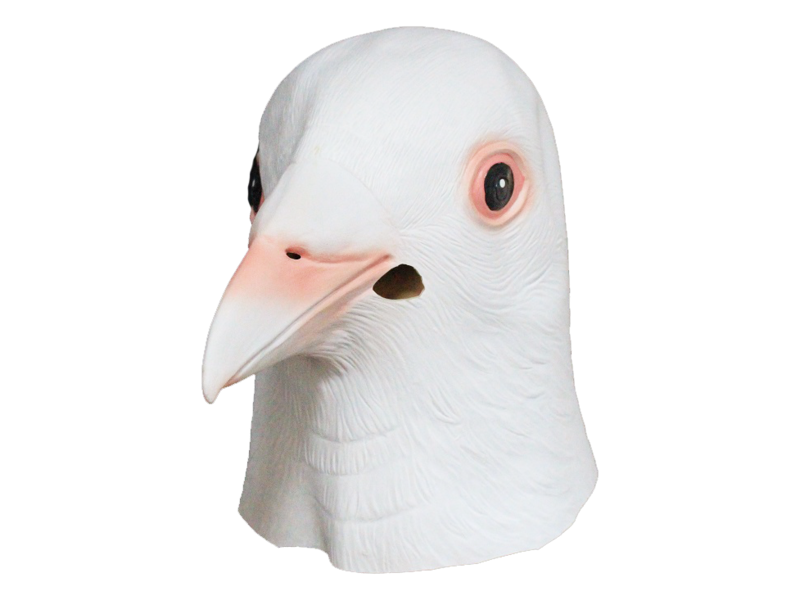 Pigeon mask white