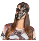 Maschera Steampunk mezza faccia (uomo e donna)