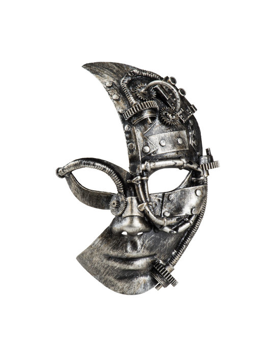 Steampunk masker Half face (man/vrouw)