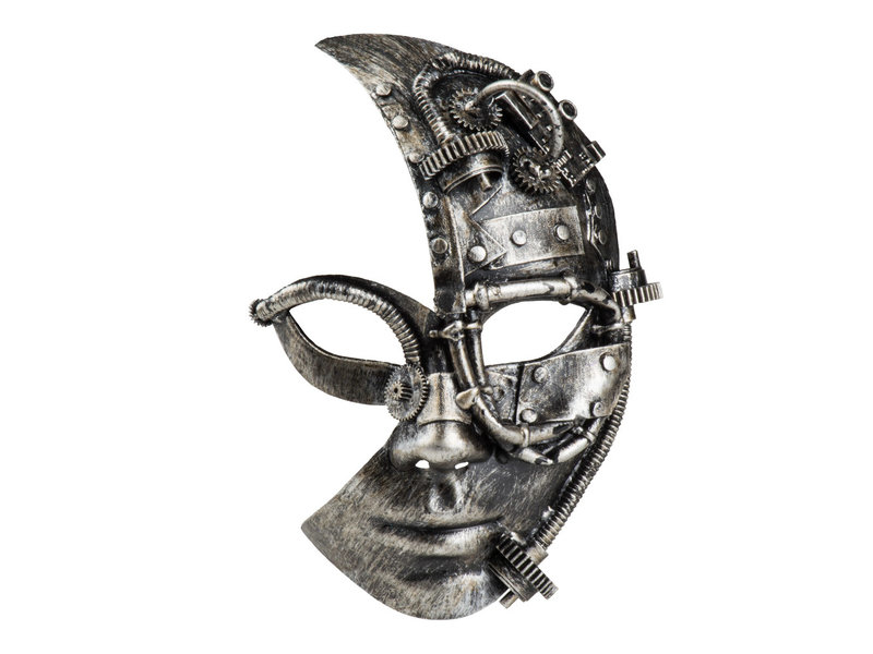 Maschera Steampunk mezza faccia (uomo e donna)