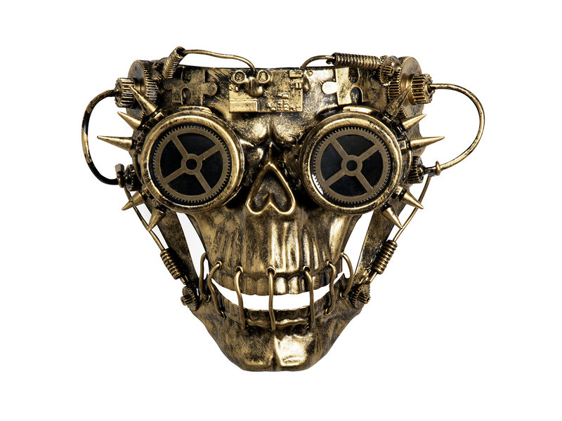 Maschera steampunk 'Skull Face'