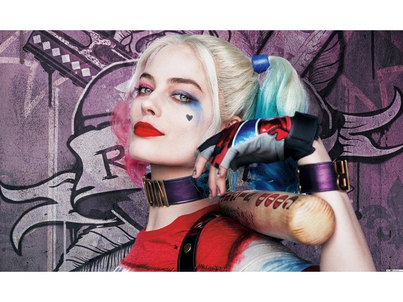 Mazza good night di harley quinn per cosplay - mazza da baseball da  collezione in legno con