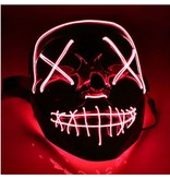 Purge LED Maske rot