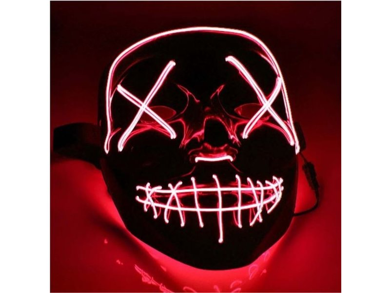 Purge LED Maske rot