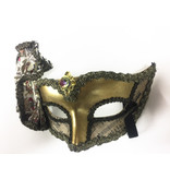 Maschera Veneziana di Colombina 'Teatrale'