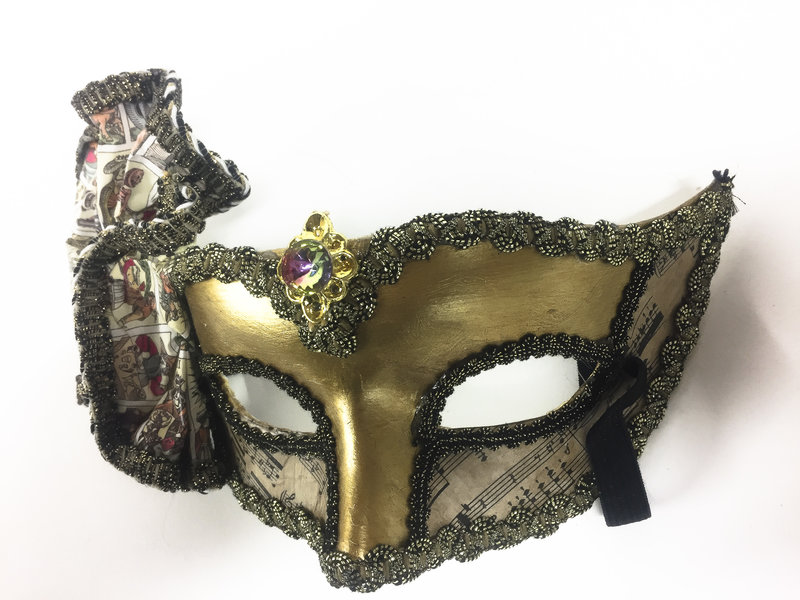 Maschera Veneziana di Colombina 'Teatrale'