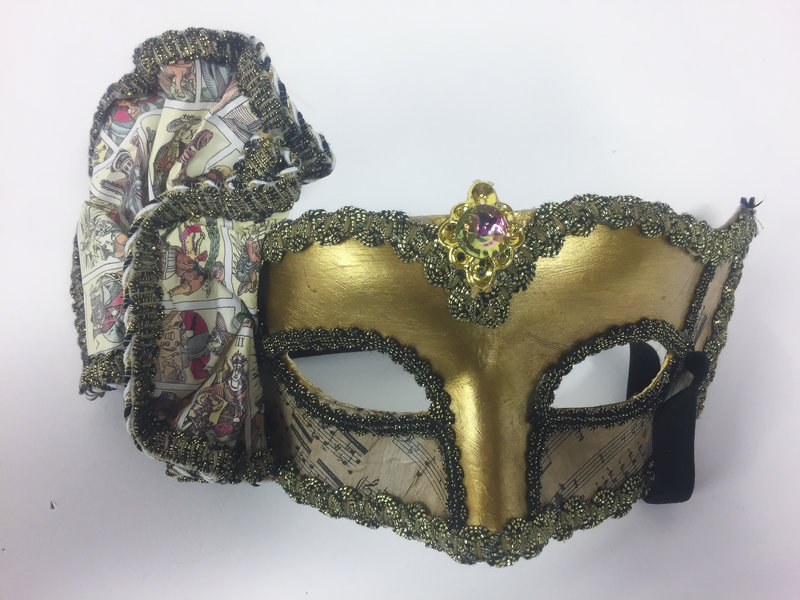 Maschera Veneziana di Colombina 'Teatrale'