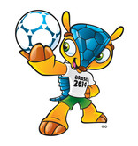 Gordeldier masker (mascotte WK 2014 'Fuleco')