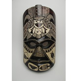 Large dark Brown Tiki mask (18" / 46 cm) Made in Fiji