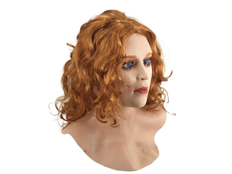 Vrouwenmasker (rood haar)