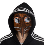 Beak mask (Pest / Plague Doctor mask) Copper brown - grey