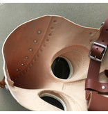 Beak mask (Pest / Plague Doctor mask) Copper brown - grey