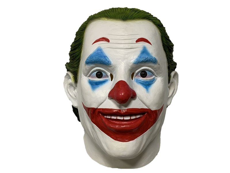 Manifest camouflage Narkoman Joker mask - 2019 version (Joaquin Phoenix) - MisterMask.nl