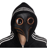 Beak mask (Plague Doctor) black/copper brown