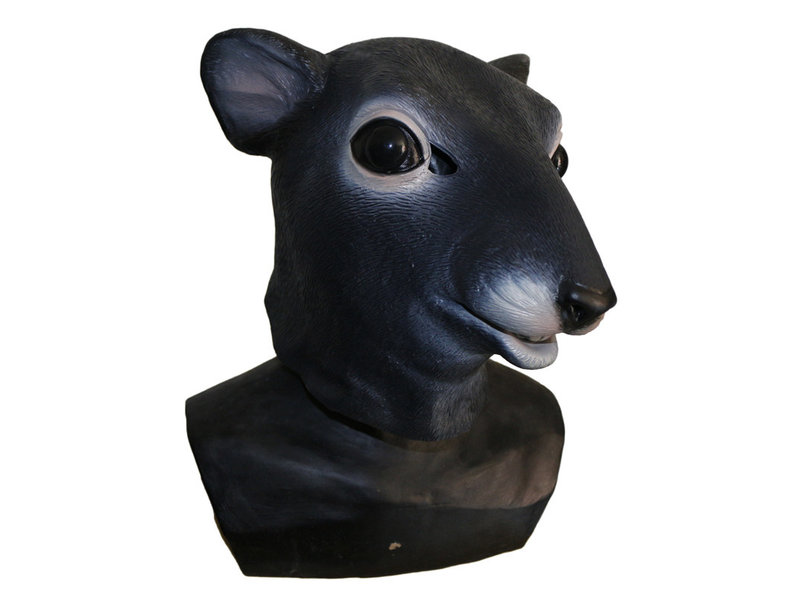 Ratmasker (grijs-zwart)