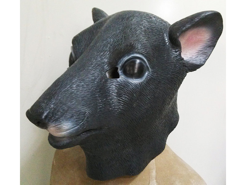 Ratmasker (grijs-zwart)