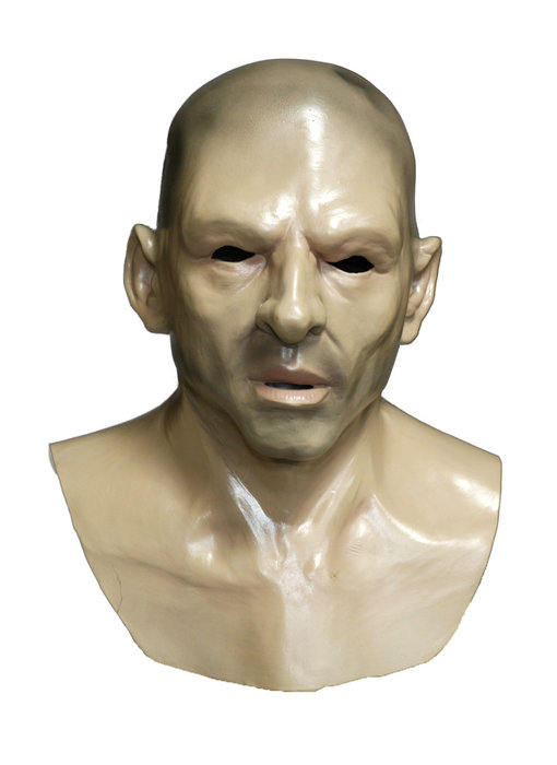 Mannmaske (Glatze) mit Bruststück