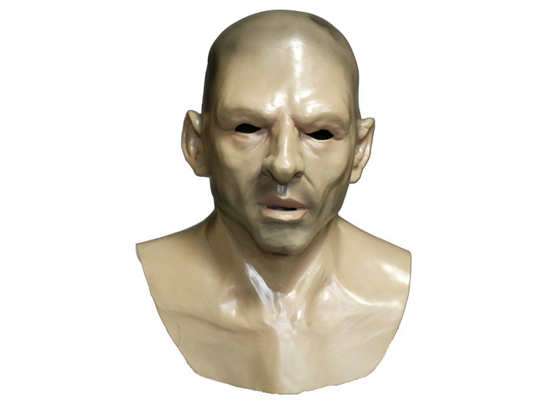 Masque d'homme (tête chauve) avec pièce de poitrine