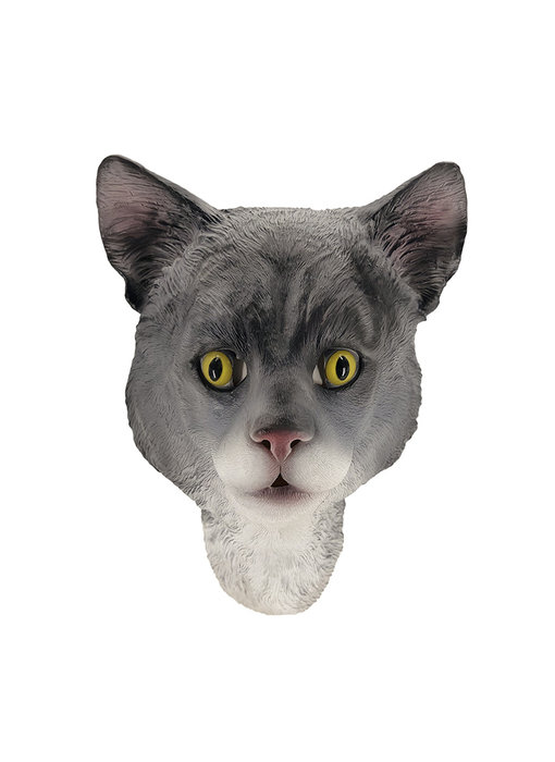 Maschera da gatto (grigio)