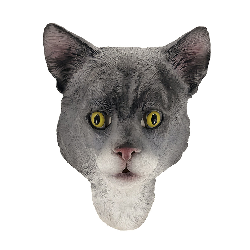 Maschera da gatto (grigio) 