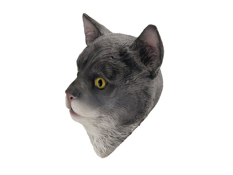 Katzenmaske (grau)